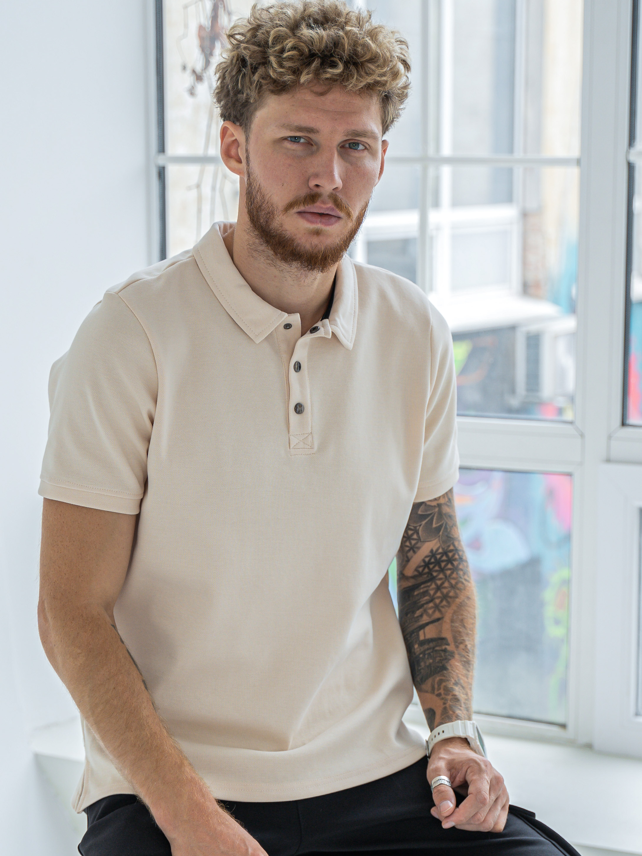 Картинка Поло бежеве